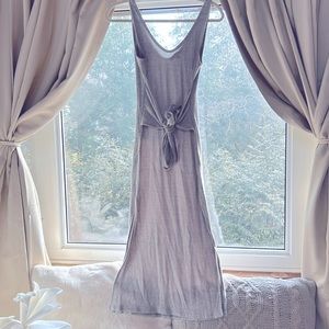 Grey soft cotton dress BRAND LULUS Size M